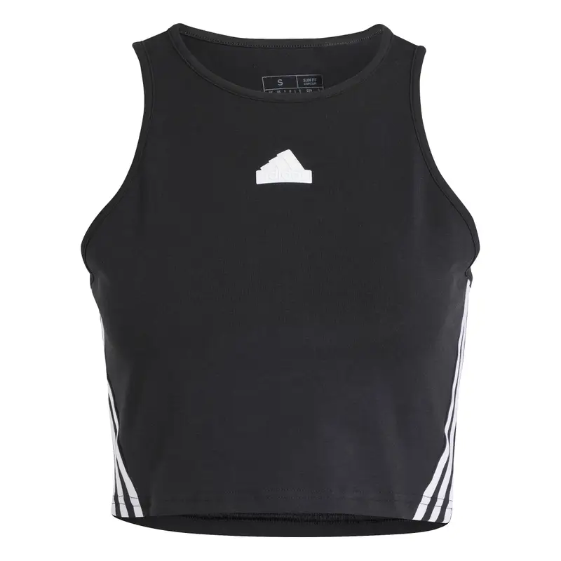 Canottiera da donna Adidas Future Icons 3 Stripes Noir
