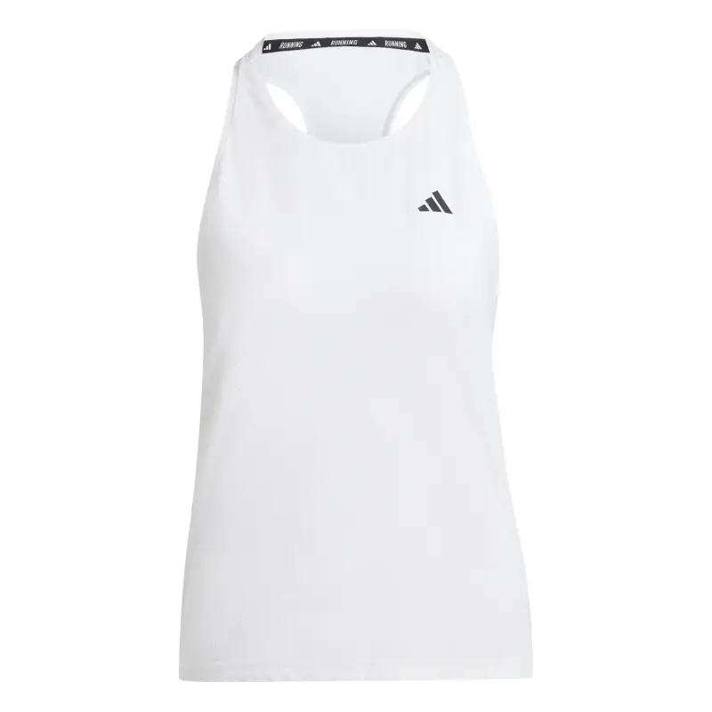 Canottiera da donna Adidas Own the Run Blanc
