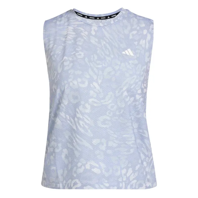 Canottiera da donna adidas Own the Run Climacool 3-Stripes Bleu