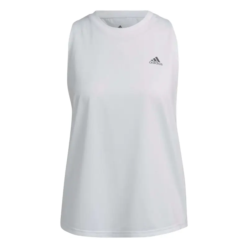 Canottiera da donna Adidas Run Icons Blanc