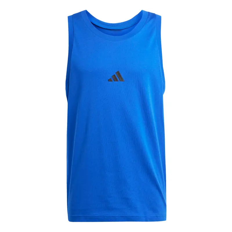 Canottiera in jersey semplice adidas Essentials Small Logo Bleu