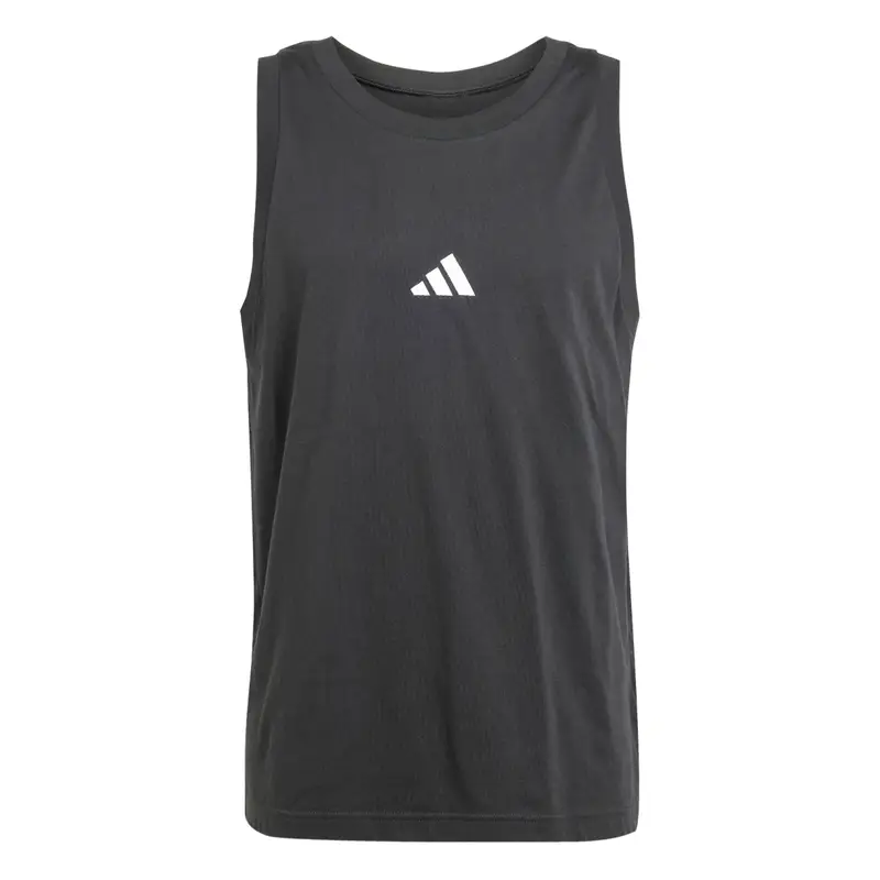 Canottiera in jersey semplice adidas Essentials Small Logo Noir