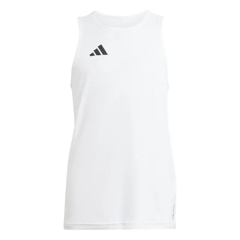 Canottiera per bambini Adidas Team Blanc