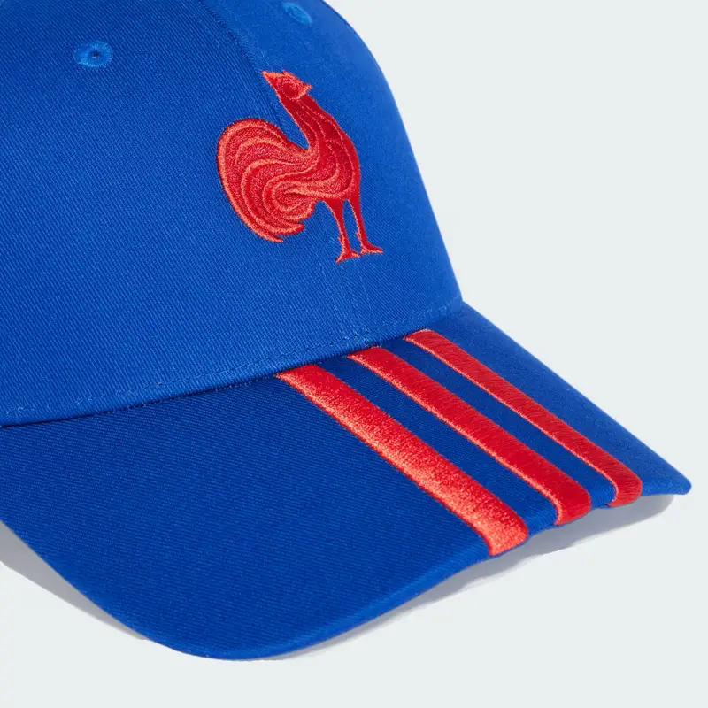 Cappellino 3-Stripes Baseball France Royal Blue miniatura 3