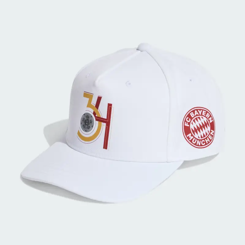 Cappellino Championship Winner Flat FC Bayern MÃ¼nchen White