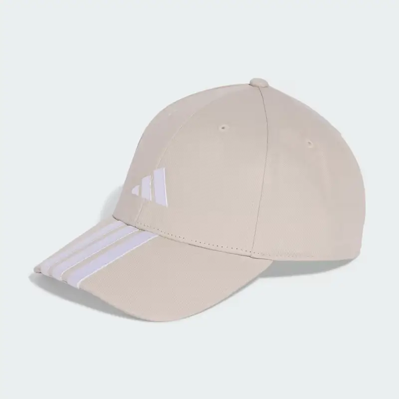 Cappellino da baseball 3-Stripes New Logo Beige