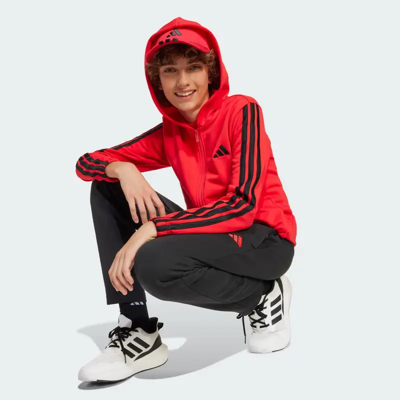 Cappellino da baseball 3-Stripes New Logo Pure Ruby miniatura 3