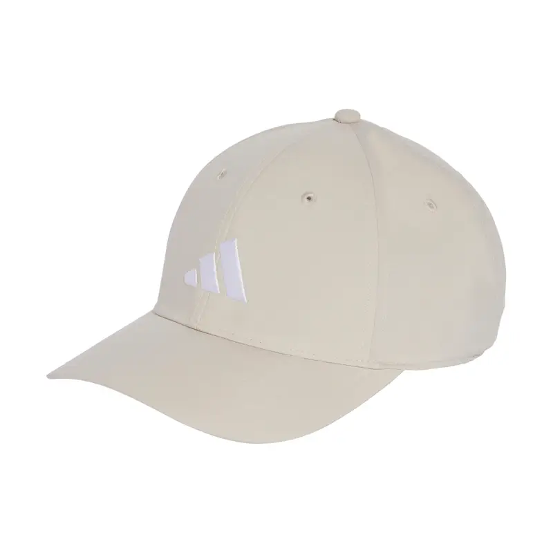 Cappellino da baseball con logo ricamato adidas New Beige