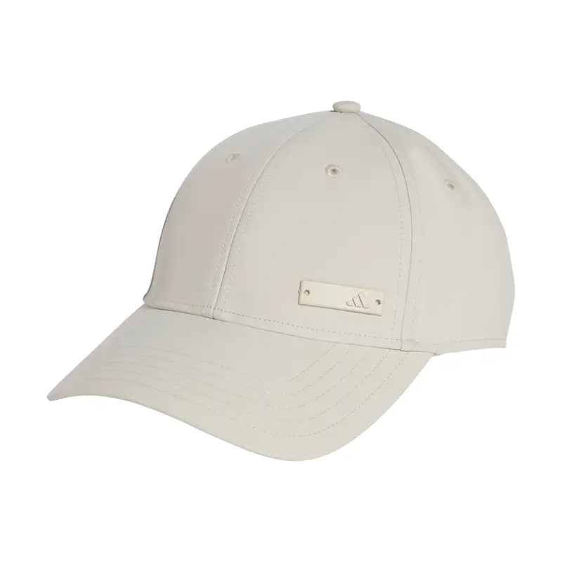 Cappellino da baseball leggero con badge in metallo adidas Beige
