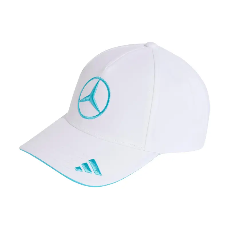 Cappellino da baseball Mercedes AMG Petronas Formula One Team George Russell Blanc