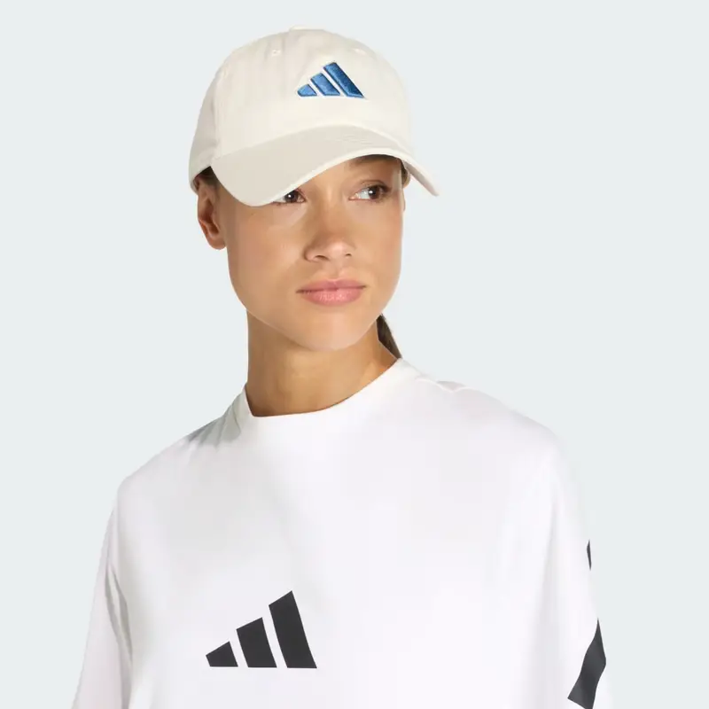 CAPPELLINO DAD CAP LOGO TONO SU TONO Off White