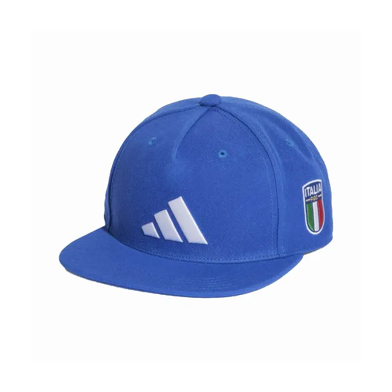 Adidas Cappellino Italia 2023 Blu Bianco
