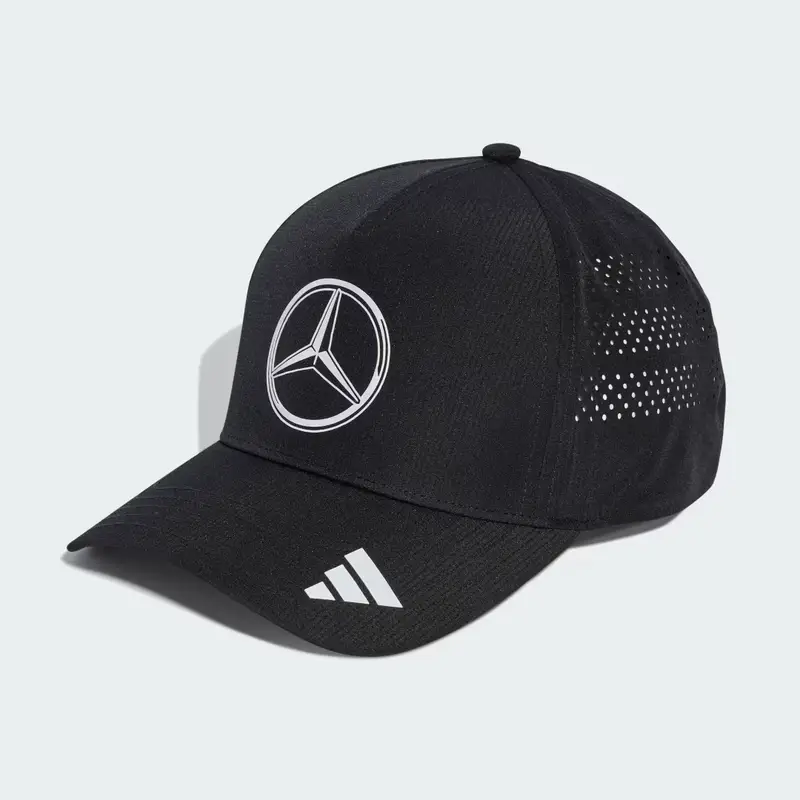 CAPPELLINO MERCEDES - AMG PETRONAS FORMULA ONE TEAM MECHANICS CLIMACOOL TRUCKER Black miniatura 3