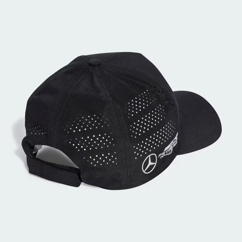 CAPPELLINO MERCEDES - AMG PETRONAS FORMULA ONE TEAM MECHANICS CLIMACOOL TRUCKER Black miniatura 4