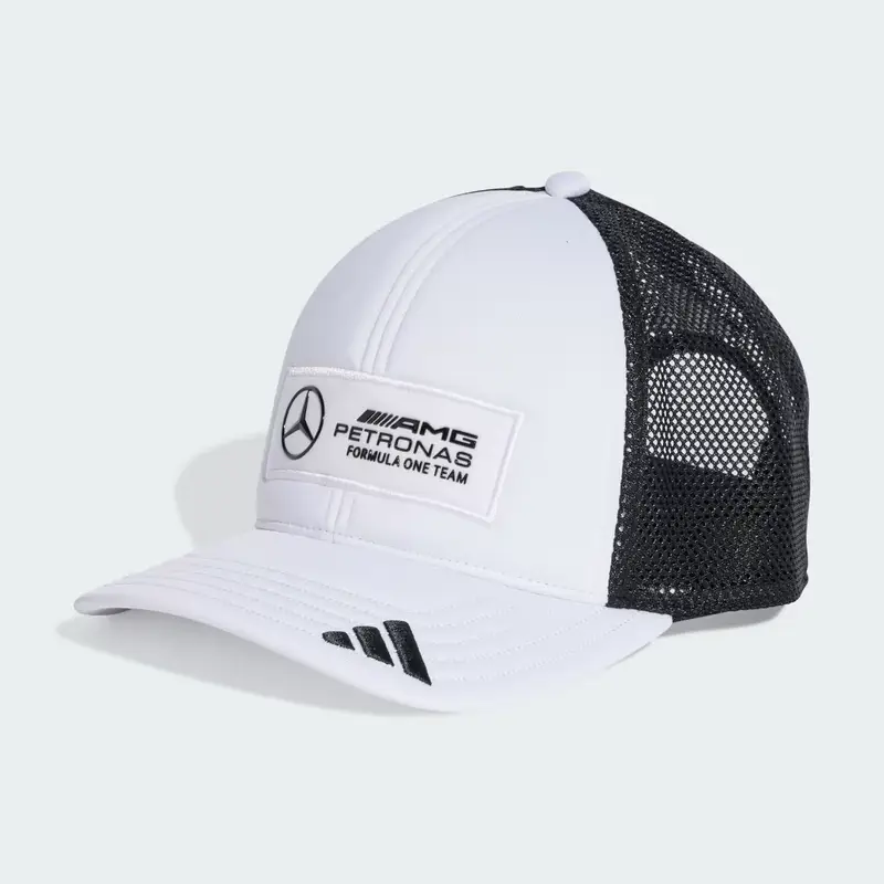 CAPPELLINO MERCEDES - AMG PETRONAS FORMULA ONE TEAM SNAPBACK LOGO TRUCKER White miniatura 3