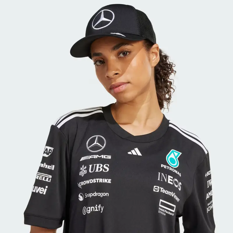 Cappellino Mercedes - AMG Petronas Formula One Team Snapback Star Trucker Black miniatura 2