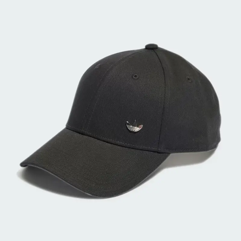 Cappellino Metallic Trefoil Baseball Black