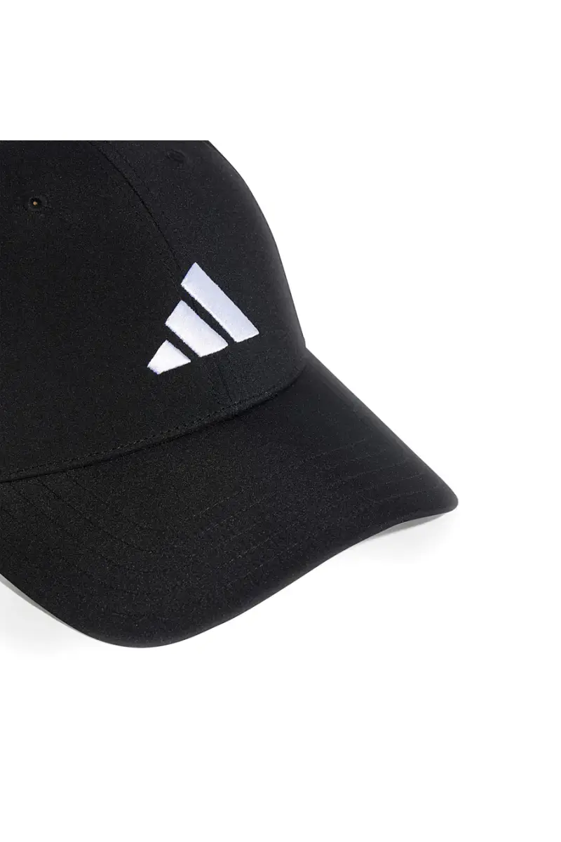 Cappellino nero con visiera curva e logo Adidas JN 6589 [NERO] miniatura 2