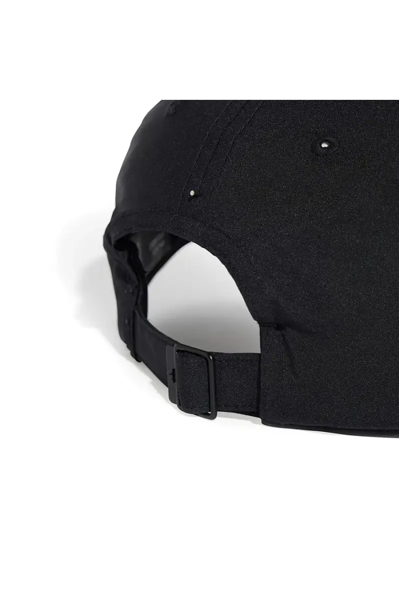 Cappellino nero con visiera curva e logo Adidas JN 6589 [NERO] miniatura 3