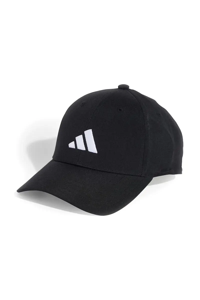 Cappellino nero con visiera curva e logo Adidas JN 6589 [NERO]
