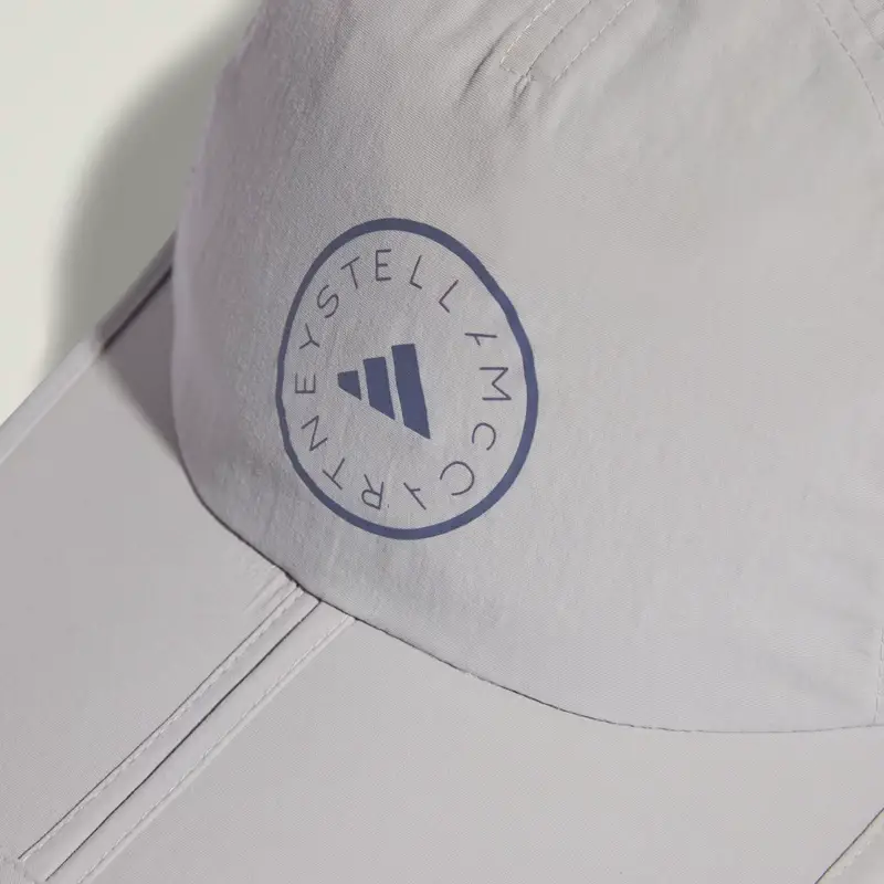 Cappellino running adidas By Stella McCartney Light Solid Grey miniatura 3