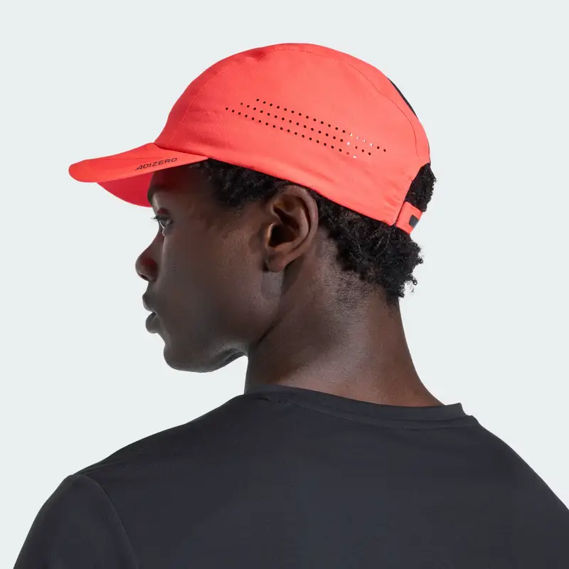 Cappellino Runningxadizero Lightweight CLIMACOOL Lucid Red miniatura 2