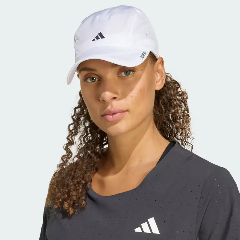 Cappellino Runningxadizero Lightweight CLIMACOOL White