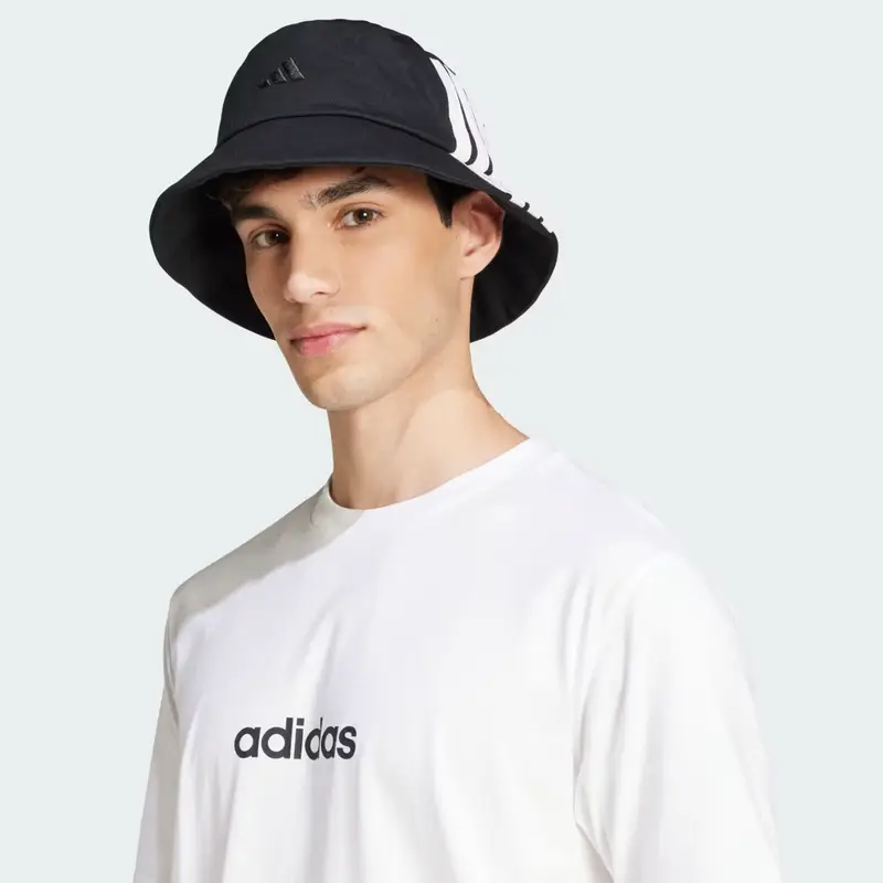 Cappello 3-Stripes Bucket Black miniatura 2