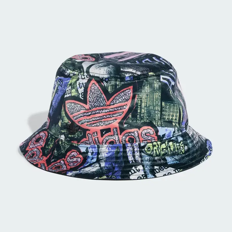 Cappello a secchiello adidas x Jeremy Scott Multicolor miniatura 3