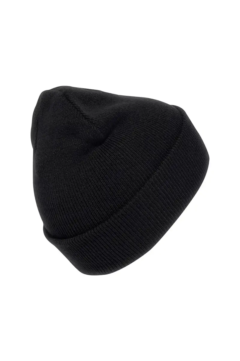 Cappello nero in maglia con logo ricamato Adidas NEW LOG BEA CUF [NERO] miniatura 3