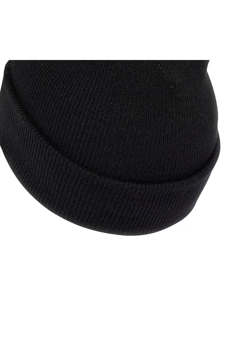 Cappello nero in maglia con logo ricamato Adidas NEW LOG BEA CUF [NERO] miniatura 4