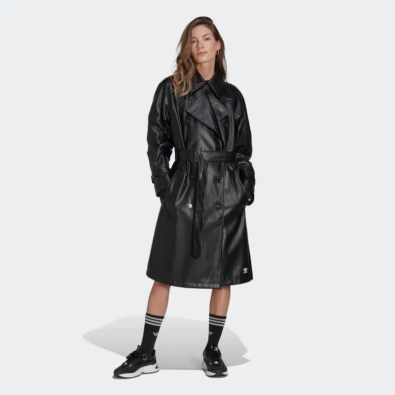 Adidas Trench Donna Nero 4168396 miniatura 2