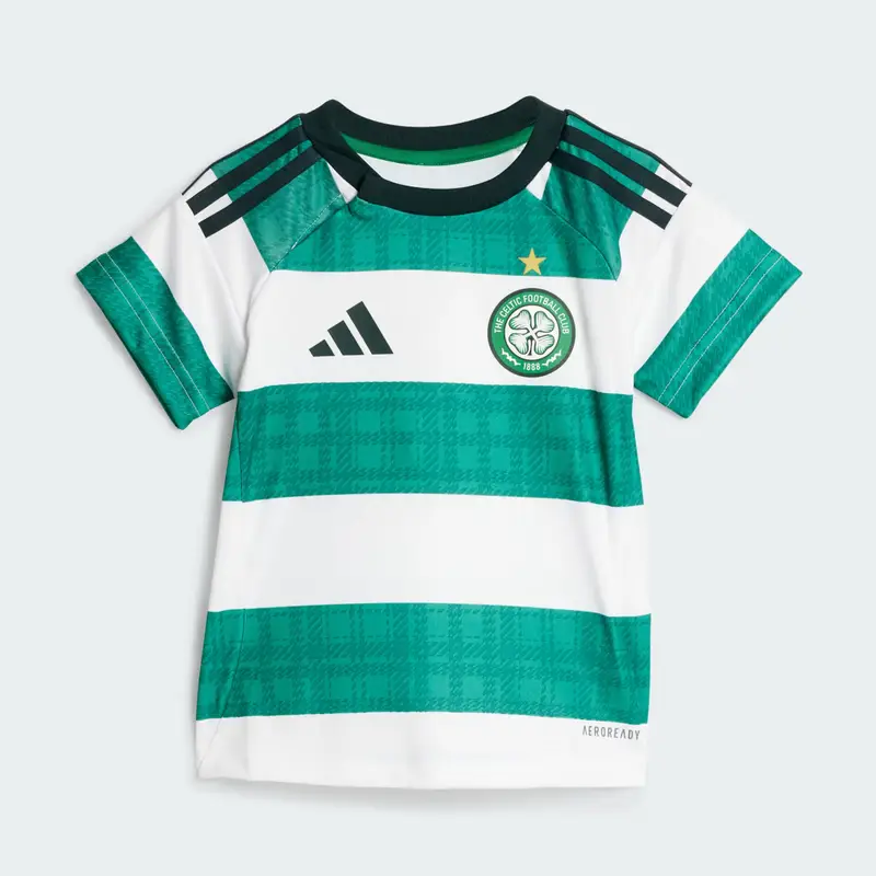 Celtic FC 25/26 Divisa Casa Bambini e Bambine White miniatura 2