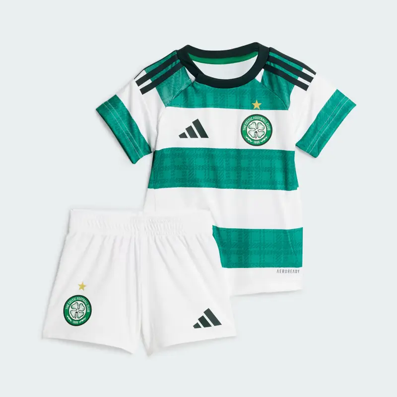 Celtic FC 25/26 Divisa Casa Bambini e Bambine White