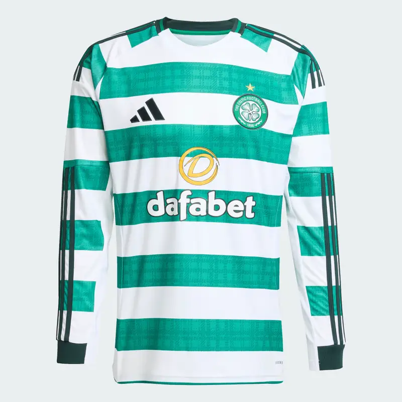 Celtic FC 25/26 Maglia Home Manica Lunga White miniatura 4