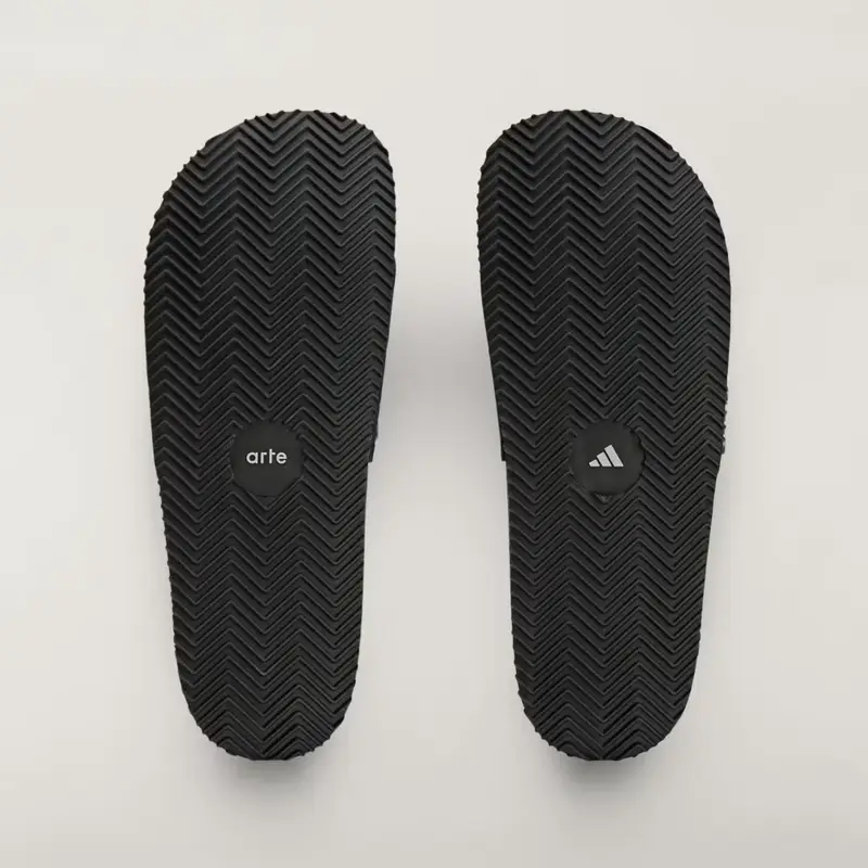 Ciabatte adilette adidas x Arte Antwerp Core Black miniatura 3