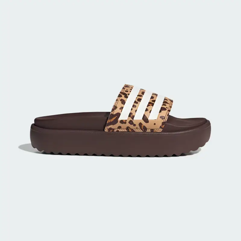Ciabatte adilette Platform Shadow Brown