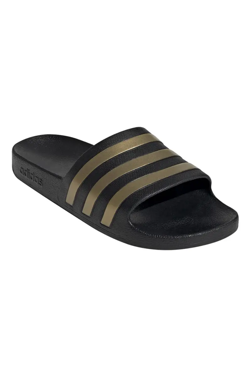 Ciabatte Nere Con Dettagli Oro Adidas Adilette Aqua [NERO] miniatura 2
