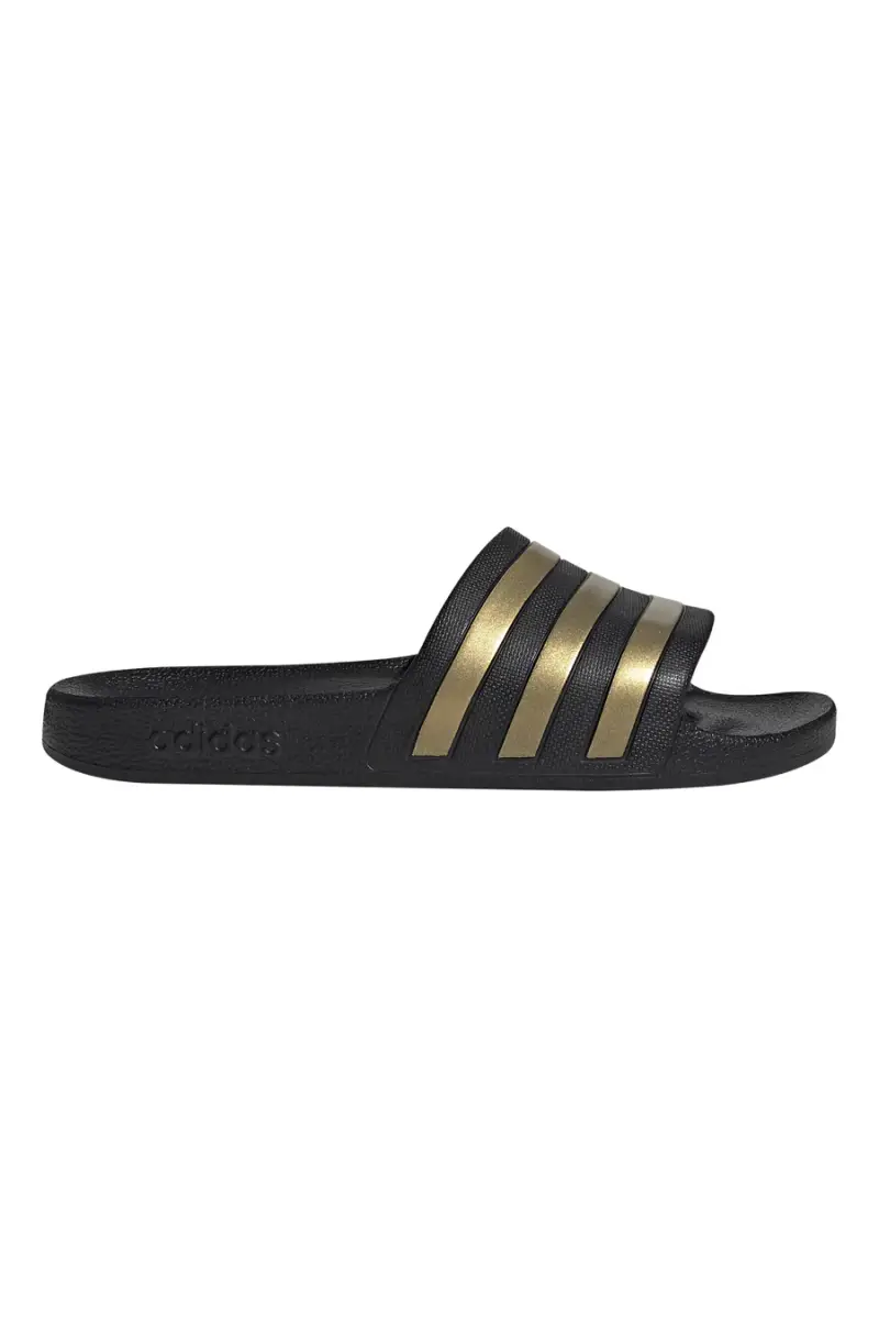 Ciabatte Nere Con Dettagli Oro Adidas Adilette Aqua [NERO]