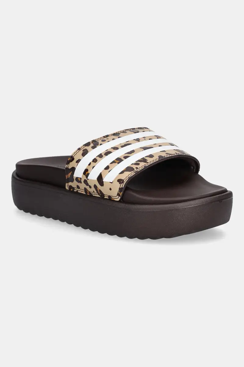 ciabatte slide Adilette Platform donna colore marrone JR9234