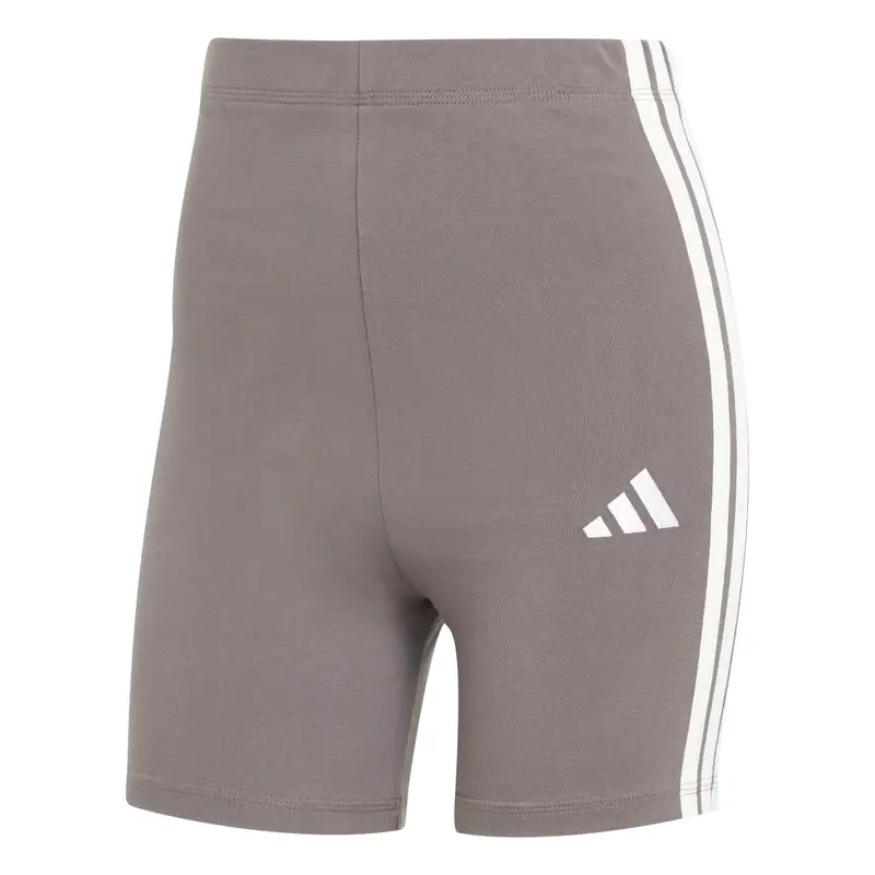 Ciclisti a vita alta da donna adidas Essentials 3-Stripes Gris