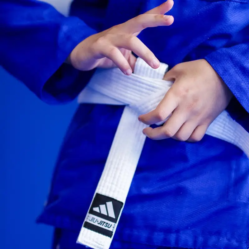 Cintura di jiu-jitsu brasiliano per bambini adidas | Adidas Bianco