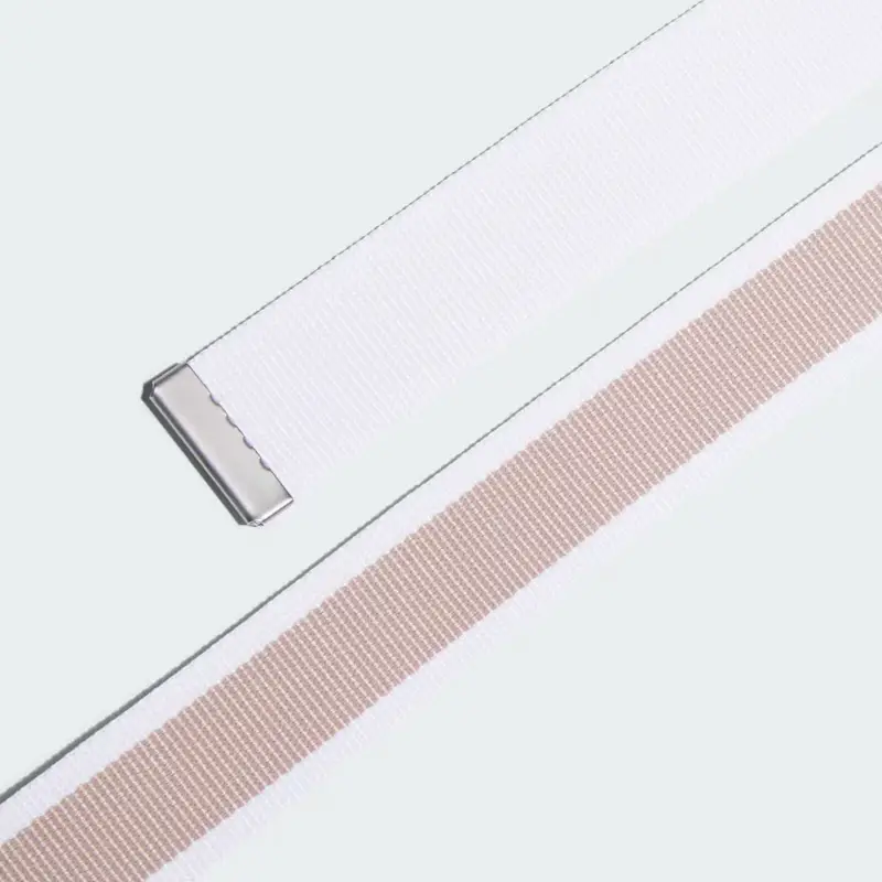 Cintura Reversible Striped Webbing White miniatura 3