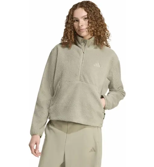 City Tech High Fleece W - felpa - donna Beige