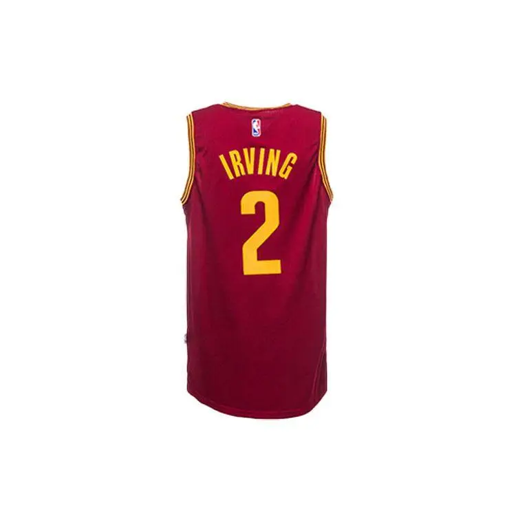 Cleveland Cavaliers Kyrie Irving No 2 Maglia Uomo Maglia Rossa A45821 L miniatura 5