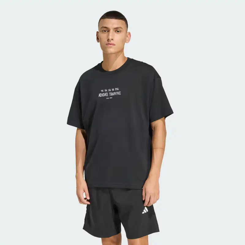 Adidas T-shirt Nero 3906366