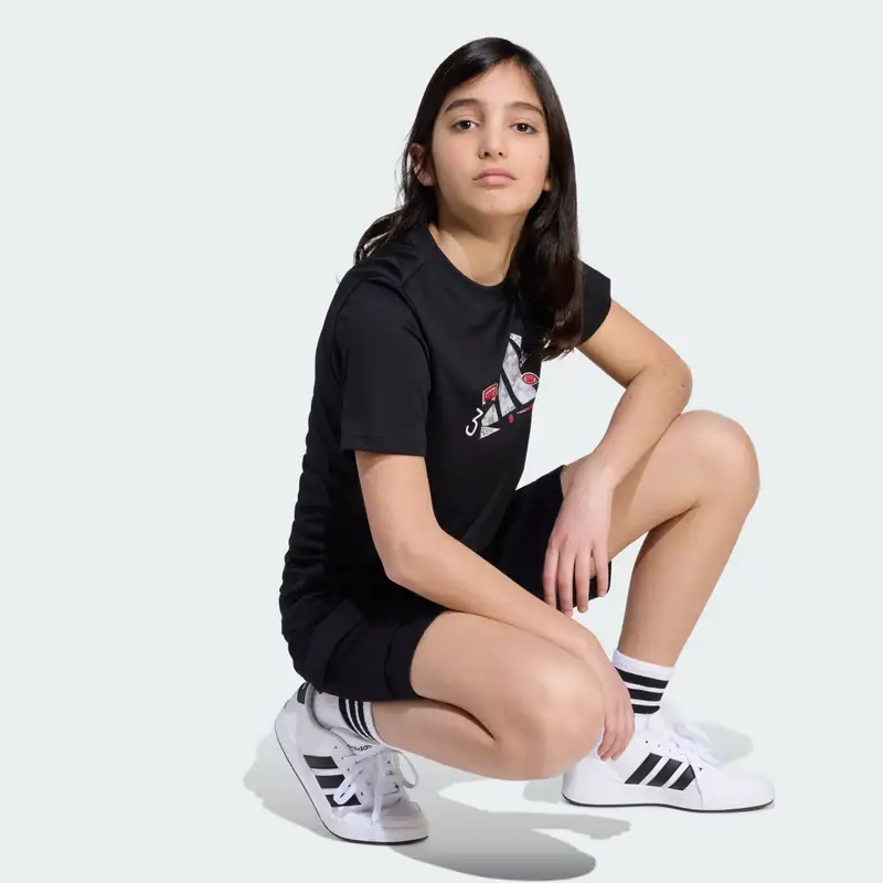 Adidas T-shirt Bambino Nero 4010439 miniatura 4