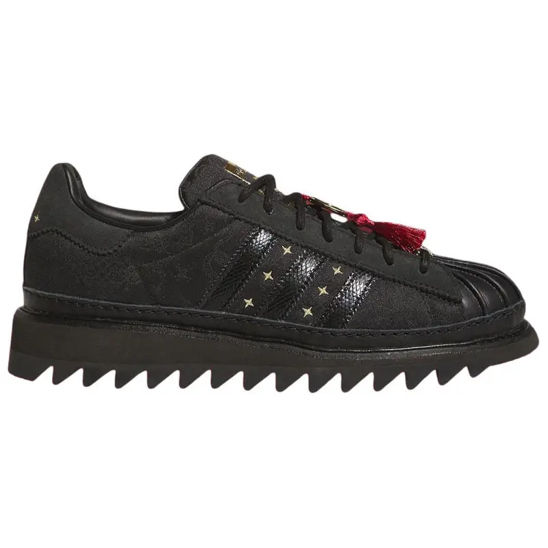 CLOT x adidas Superstar Capodanno Cinese Sneakers Unisex Nero Core-Black Carbonio JR5114 36⅔ miniatura 5