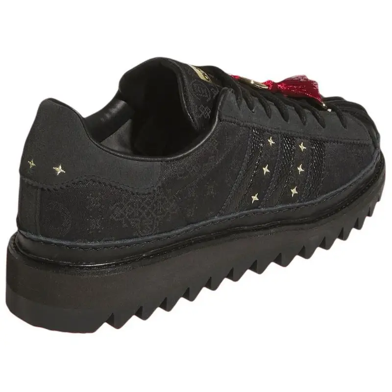 CLOT x adidas Superstar Capodanno Cinese Sneakers Unisex Nero Core-Black Carbonio JR5114 42⅔ miniatura 4