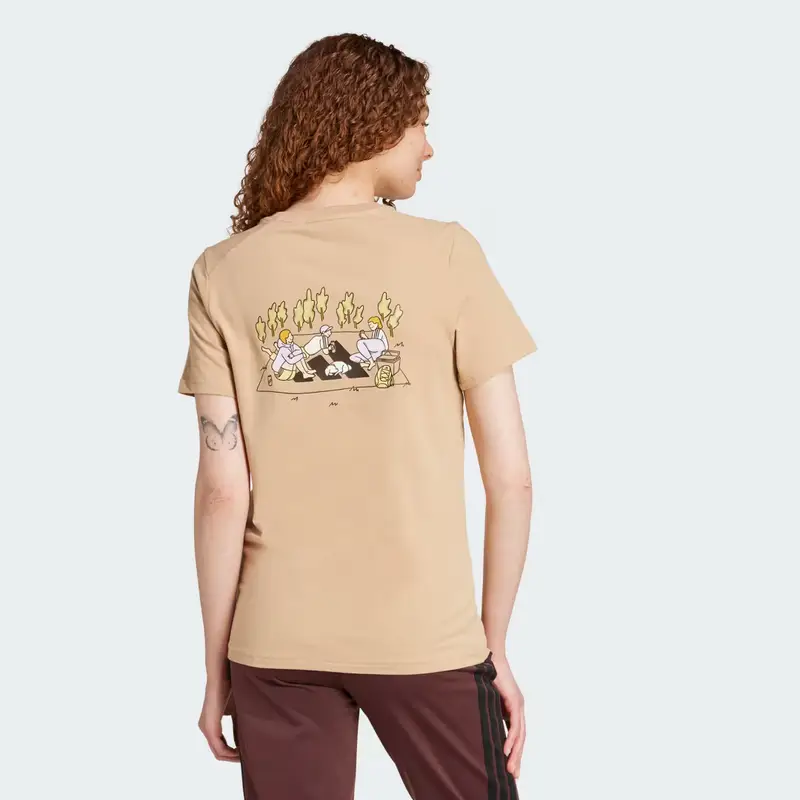 Adidas T-shirt Marrone 3140987 miniatura 2